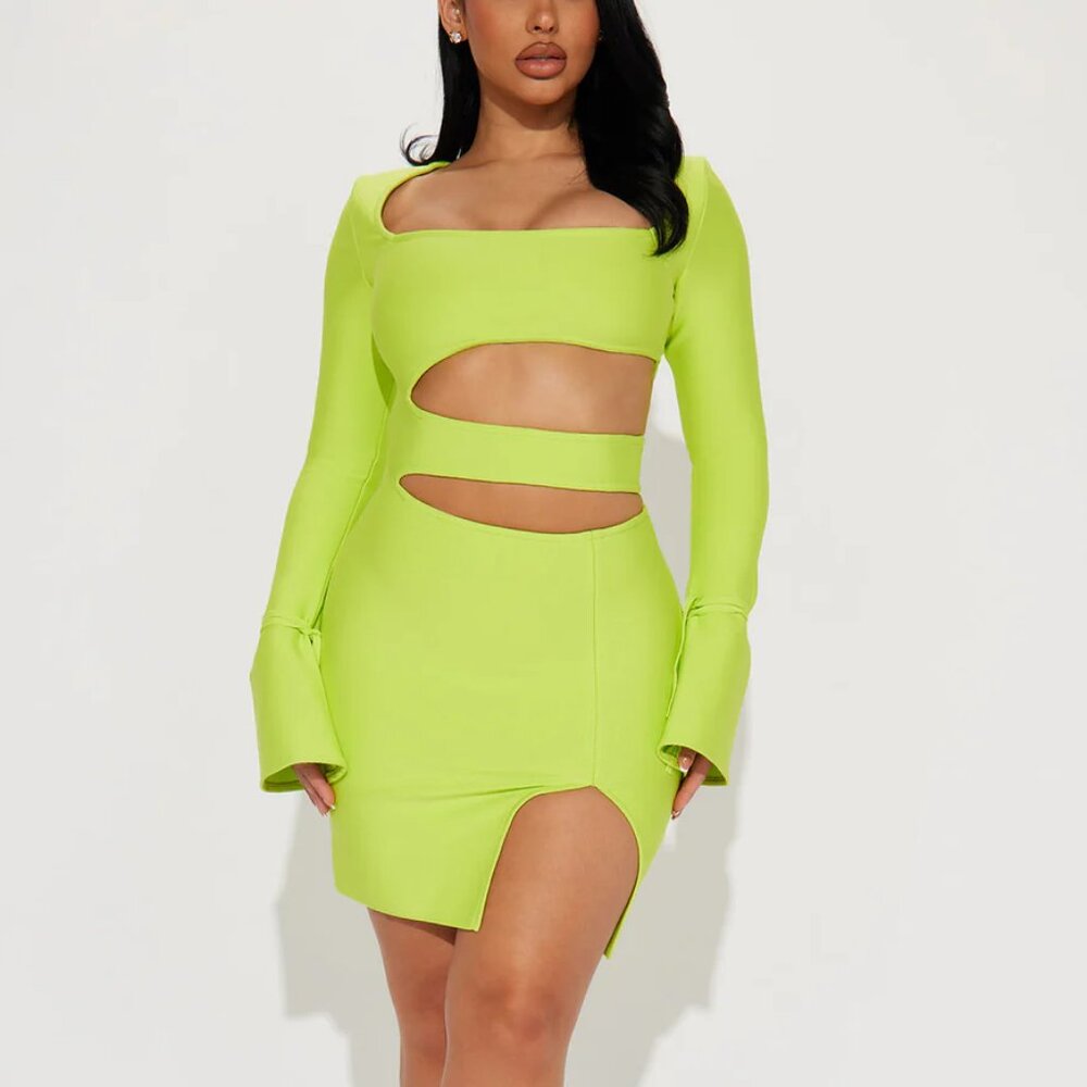 💥 FASHIONNOVA Aurelia Bandage Mini Dress